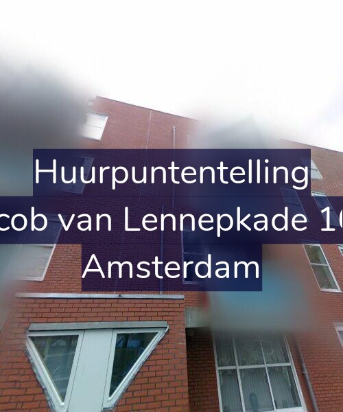 Foto gevel Huurpuntentelling voor Jacob van Lennepkade 168, Amsterdam