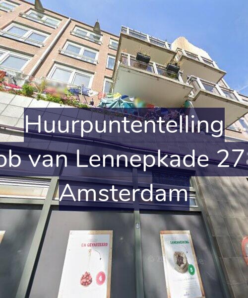 Foto gevel Huurpuntentelling voor Jacob van Lennepkade 278-B, Amsterdam
