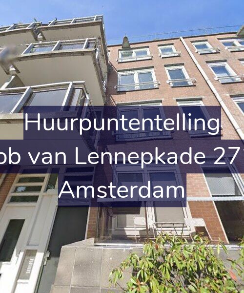 Foto gevel Huurpuntentelling voor Jacob van Lennepkade 272-B, Amsterdam