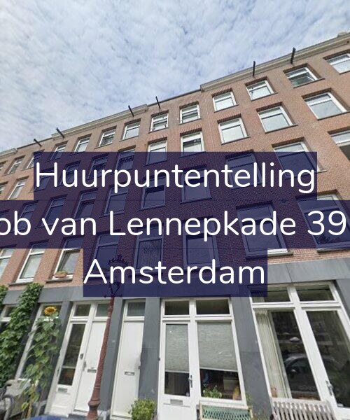 Foto gevel Huurpuntentelling voor Jacob van Lennepkade 390-2, Amsterdam