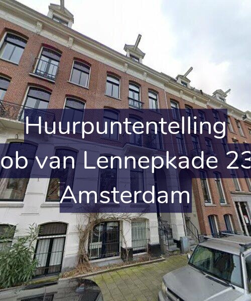 Foto gevel Huurpuntentelling voor Jacob van Lennepkade 23-H, Amsterdam