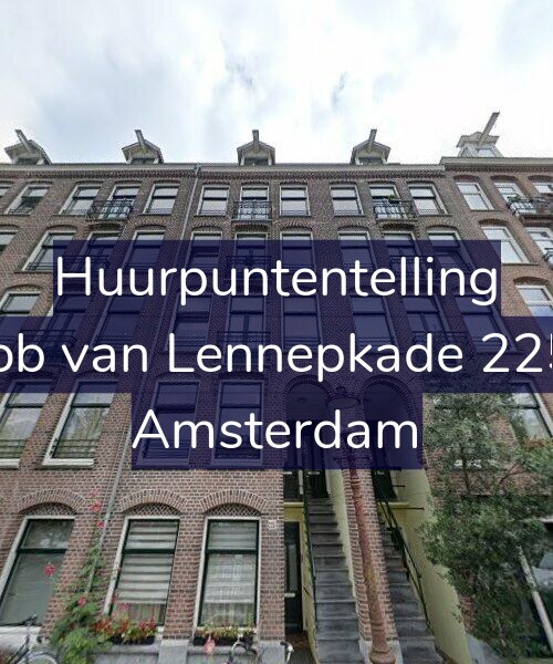 Foto gevel Huurpuntentelling voor Jacob van Lennepkade 225-D, Amsterdam