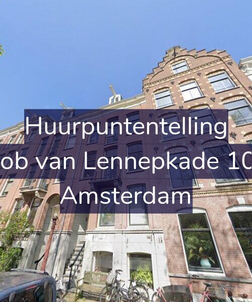 Foto gevel Huurpuntentelling voor Jacob van Lennepkade 10-O, Amsterdam