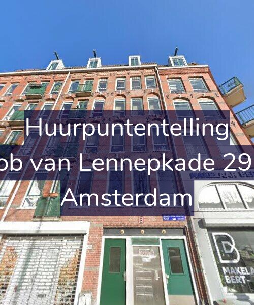 Foto gevel Huurpuntentelling voor Jacob van Lennepkade 294-E, Amsterdam