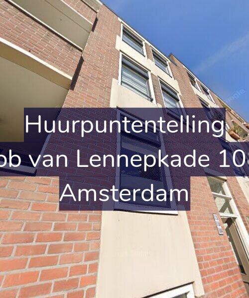 Foto gevel Huurpuntentelling voor Jacob van Lennepkade 108-B, Amsterdam
