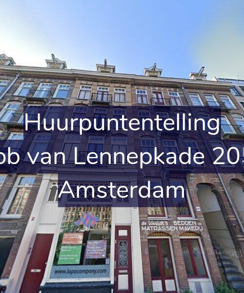 Foto gevel Huurpuntentelling voor Jacob van Lennepkade 205-H, Amsterdam