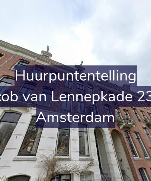 Foto gevel Huurpuntentelling voor Jacob van Lennepkade 23-2, Amsterdam