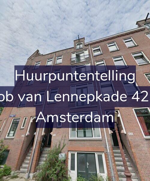 Foto gevel Huurpuntentelling voor Jacob van Lennepkade 426-2, Amsterdam