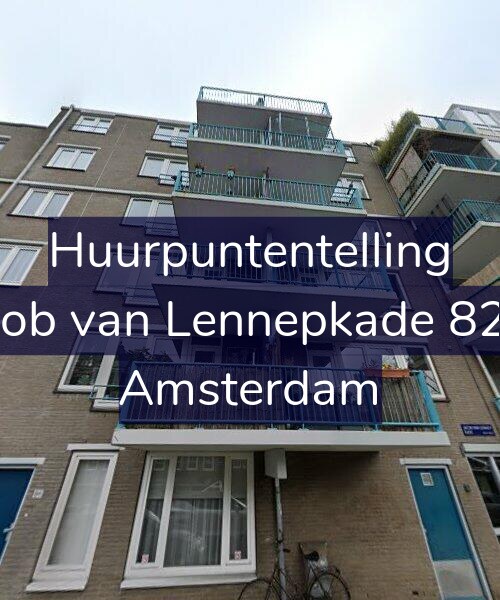 Foto gevel Huurpuntentelling voor Jacob van Lennepkade 82-D, Amsterdam