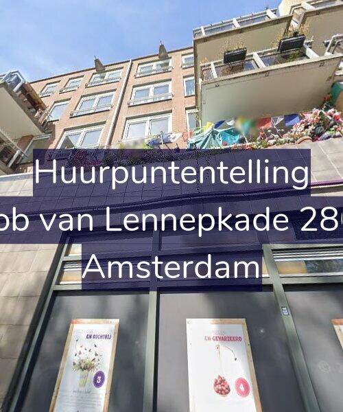 Foto gevel Huurpuntentelling voor Jacob van Lennepkade 280-C, Amsterdam