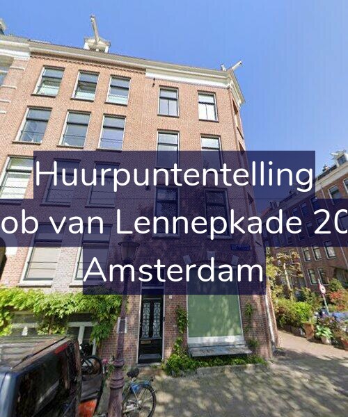 Foto gevel Huurpuntentelling voor Jacob van Lennepkade 20-H, Amsterdam