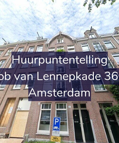 Foto gevel Huurpuntentelling voor Jacob van Lennepkade 362-1, Amsterdam