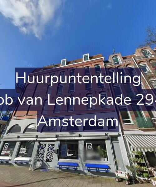 Foto gevel Huurpuntentelling voor Jacob van Lennepkade 294-G, Amsterdam