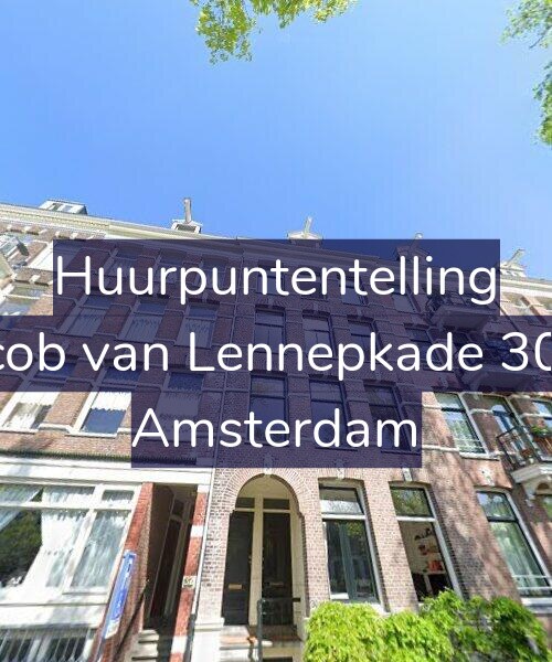 Foto gevel Huurpuntentelling voor Jacob van Lennepkade 30-3, Amsterdam
