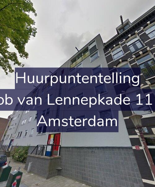 Foto gevel Huurpuntentelling voor Jacob van Lennepkade 111-G, Amsterdam