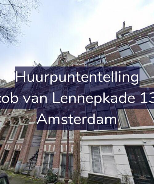 Foto gevel Huurpuntentelling voor Jacob van Lennepkade 13-1, Amsterdam