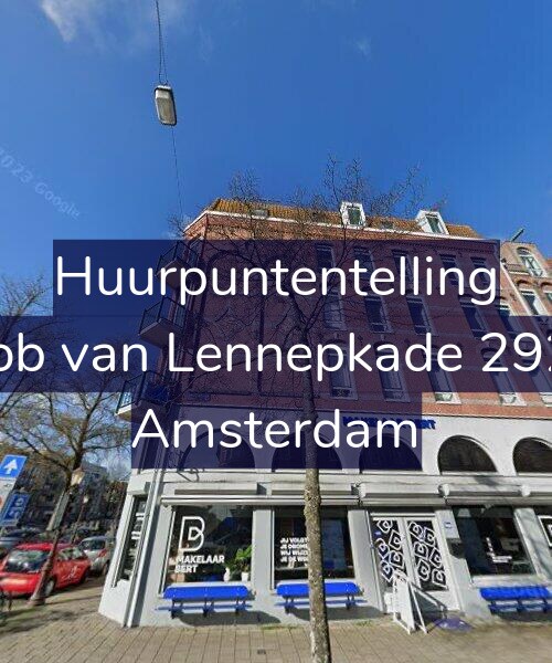 Foto gevel Huurpuntentelling voor Jacob van Lennepkade 292-D, Amsterdam