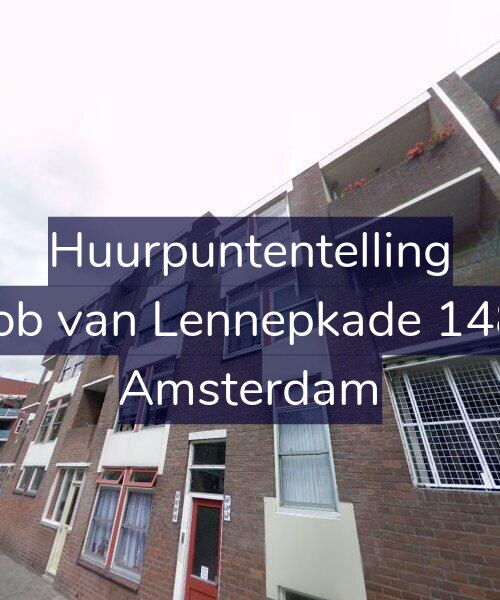 Foto gevel Huurpuntentelling voor Jacob van Lennepkade 148-C, Amsterdam