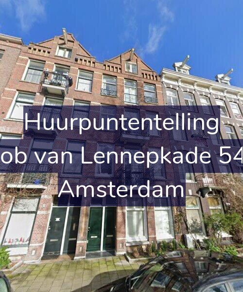 Foto gevel Huurpuntentelling voor Jacob van Lennepkade 54-H, Amsterdam