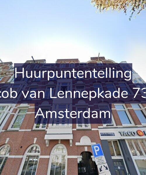 Foto gevel Huurpuntentelling voor Jacob van Lennepkade 73-2, Amsterdam