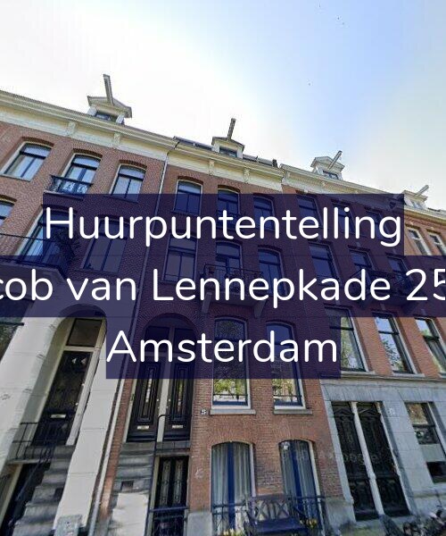 Foto gevel Huurpuntentelling voor Jacob van Lennepkade 25-1, Amsterdam