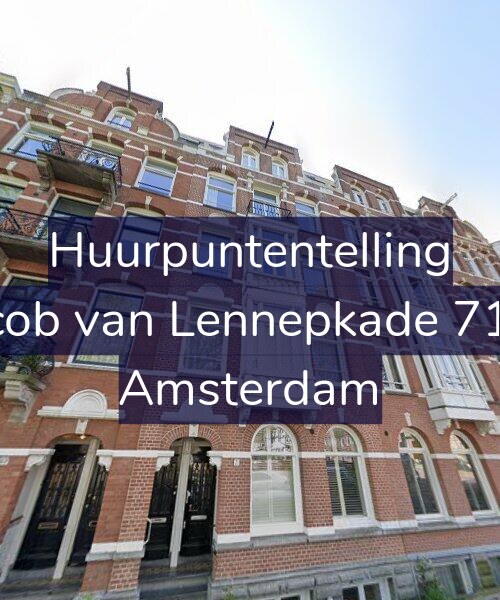 Foto gevel Huurpuntentelling voor Jacob van Lennepkade 71-1, Amsterdam