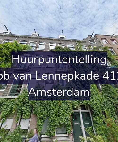 Foto gevel Huurpuntentelling voor Jacob van Lennepkade 412-D, Amsterdam