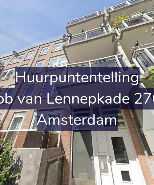Foto gevel Huurpuntentelling voor Jacob van Lennepkade 270-A, Amsterdam