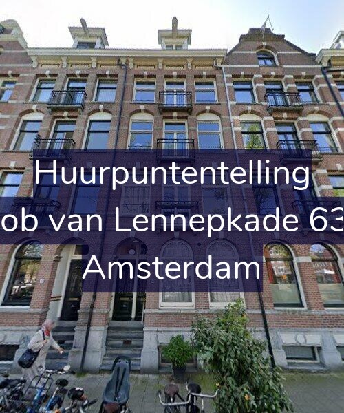 Foto gevel Huurpuntentelling voor Jacob van Lennepkade 63-H, Amsterdam