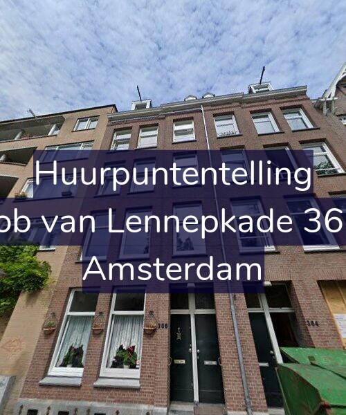 Foto gevel Huurpuntentelling voor Jacob van Lennepkade 366-3, Amsterdam