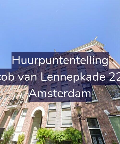 Foto gevel Huurpuntentelling voor Jacob van Lennepkade 22-2, Amsterdam