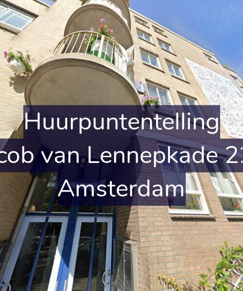 Foto gevel Huurpuntentelling voor Jacob van Lennepkade 226, Amsterdam