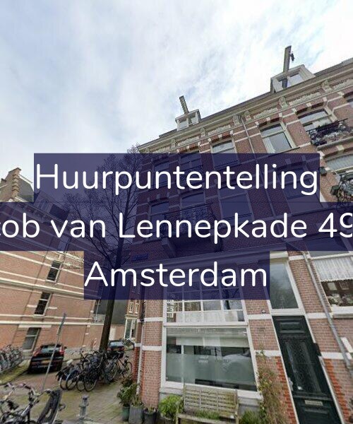 Foto gevel Huurpuntentelling voor Jacob van Lennepkade 49-A, Amsterdam