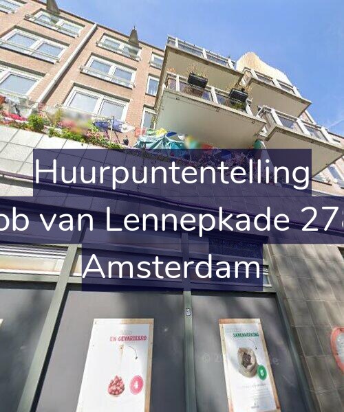 Foto gevel Huurpuntentelling voor Jacob van Lennepkade 278-C, Amsterdam