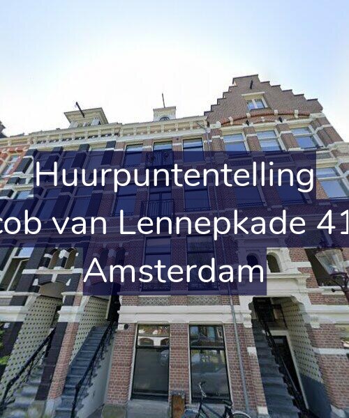 Foto gevel Huurpuntentelling voor Jacob van Lennepkade 41-1, Amsterdam