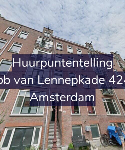 Foto gevel Huurpuntentelling voor Jacob van Lennepkade 424-H, Amsterdam