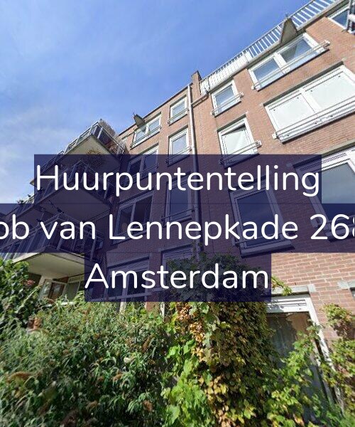 Foto gevel Huurpuntentelling voor Jacob van Lennepkade 268-A, Amsterdam