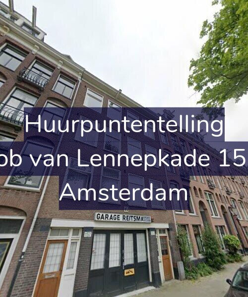 Foto gevel Huurpuntentelling voor Jacob van Lennepkade 157-1, Amsterdam