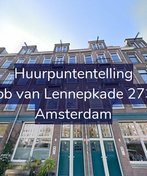 Foto gevel Huurpuntentelling voor Jacob van Lennepkade 273-D, Amsterdam