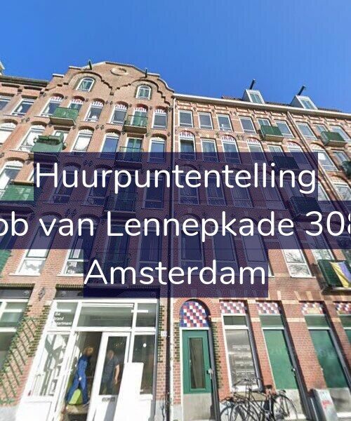 Foto gevel Huurpuntentelling voor Jacob van Lennepkade 308-D, Amsterdam