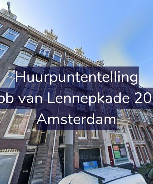 Foto gevel Huurpuntentelling voor Jacob van Lennepkade 203-2, Amsterdam
