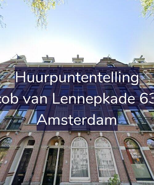 Foto gevel Huurpuntentelling voor Jacob van Lennepkade 63-2, Amsterdam