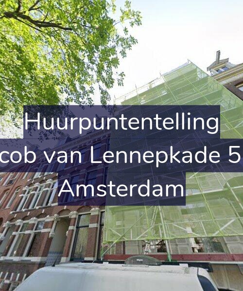 Foto gevel Huurpuntentelling voor Jacob van Lennepkade 5-2, Amsterdam