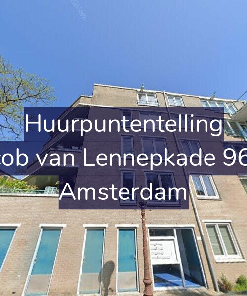 Foto gevel Huurpuntentelling voor Jacob van Lennepkade 96-C, Amsterdam