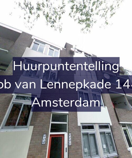 Foto gevel Huurpuntentelling voor Jacob van Lennepkade 144-A, Amsterdam