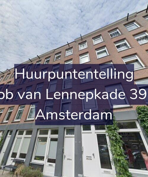 Foto gevel Huurpuntentelling voor Jacob van Lennepkade 396-1, Amsterdam