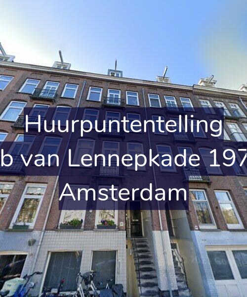 Foto gevel Huurpuntentelling voor Jacob van Lennepkade 197-4A, Amsterdam
