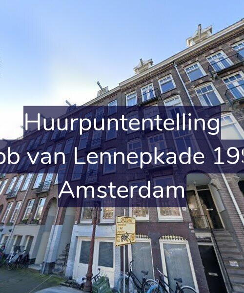 Foto gevel Huurpuntentelling voor Jacob van Lennepkade 199-O, Amsterdam