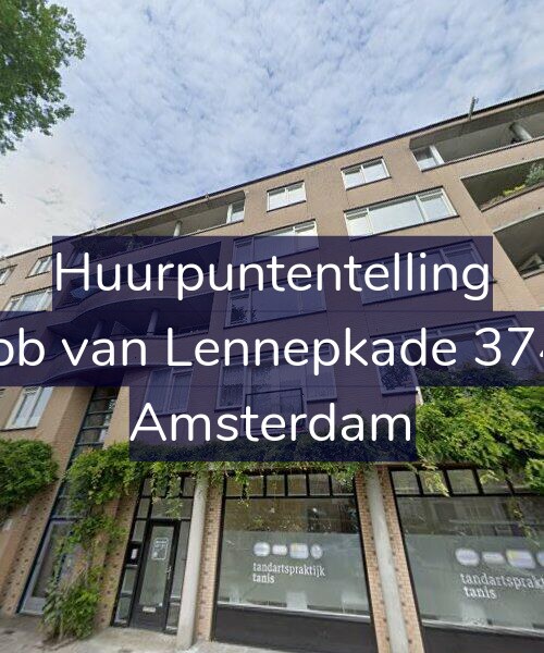 Foto gevel Huurpuntentelling voor Jacob van Lennepkade 374-A, Amsterdam