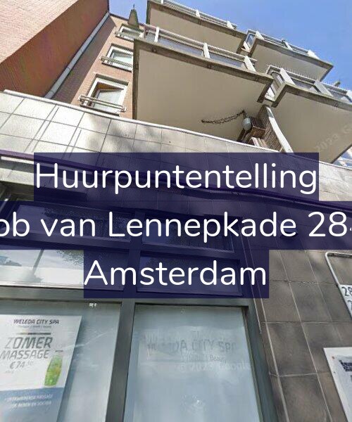 Foto gevel Huurpuntentelling voor Jacob van Lennepkade 284-B, Amsterdam